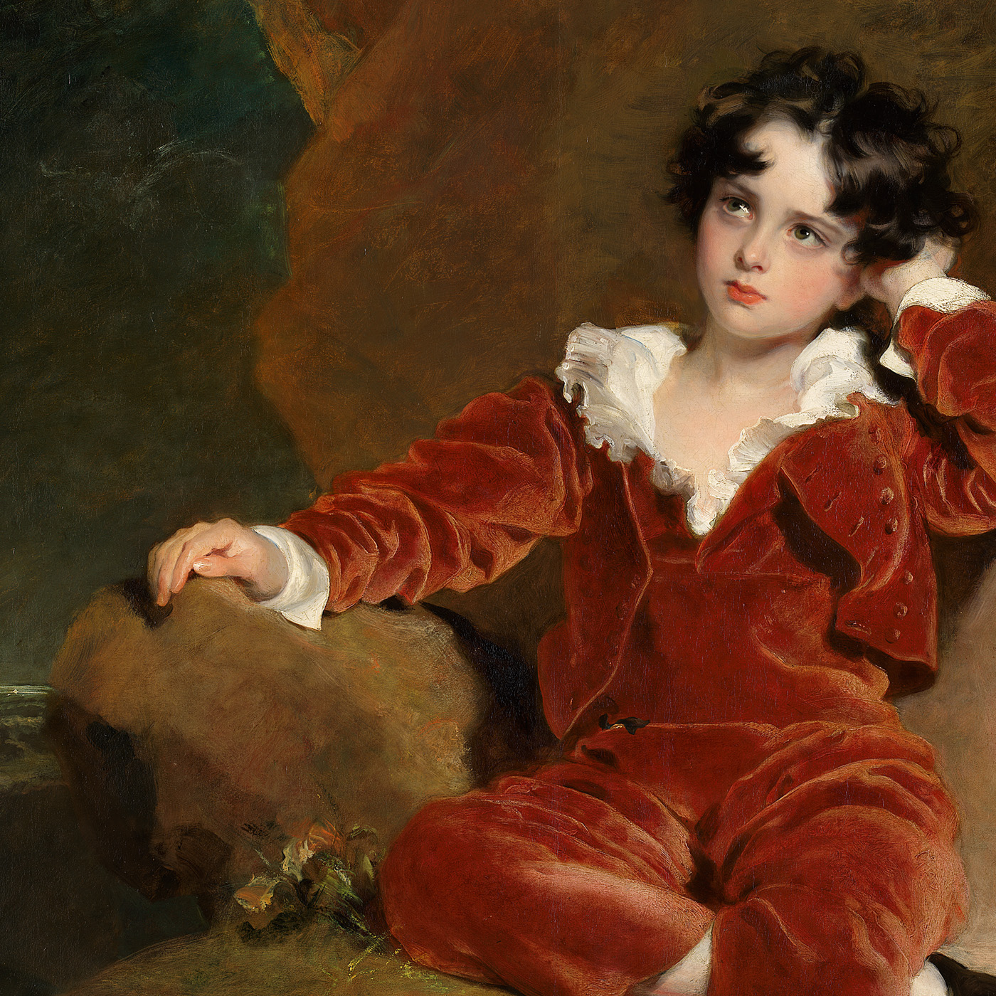 查理斯．威廉．蘭姆頓肖像（紅衣男孩）